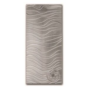 – Original First Release – 2021 Mandalorian Beskar Silver Bar!